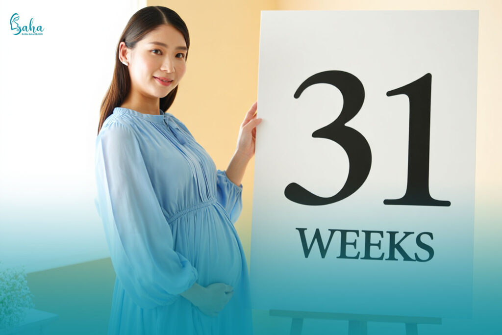 هفته سی و یکم بارداری