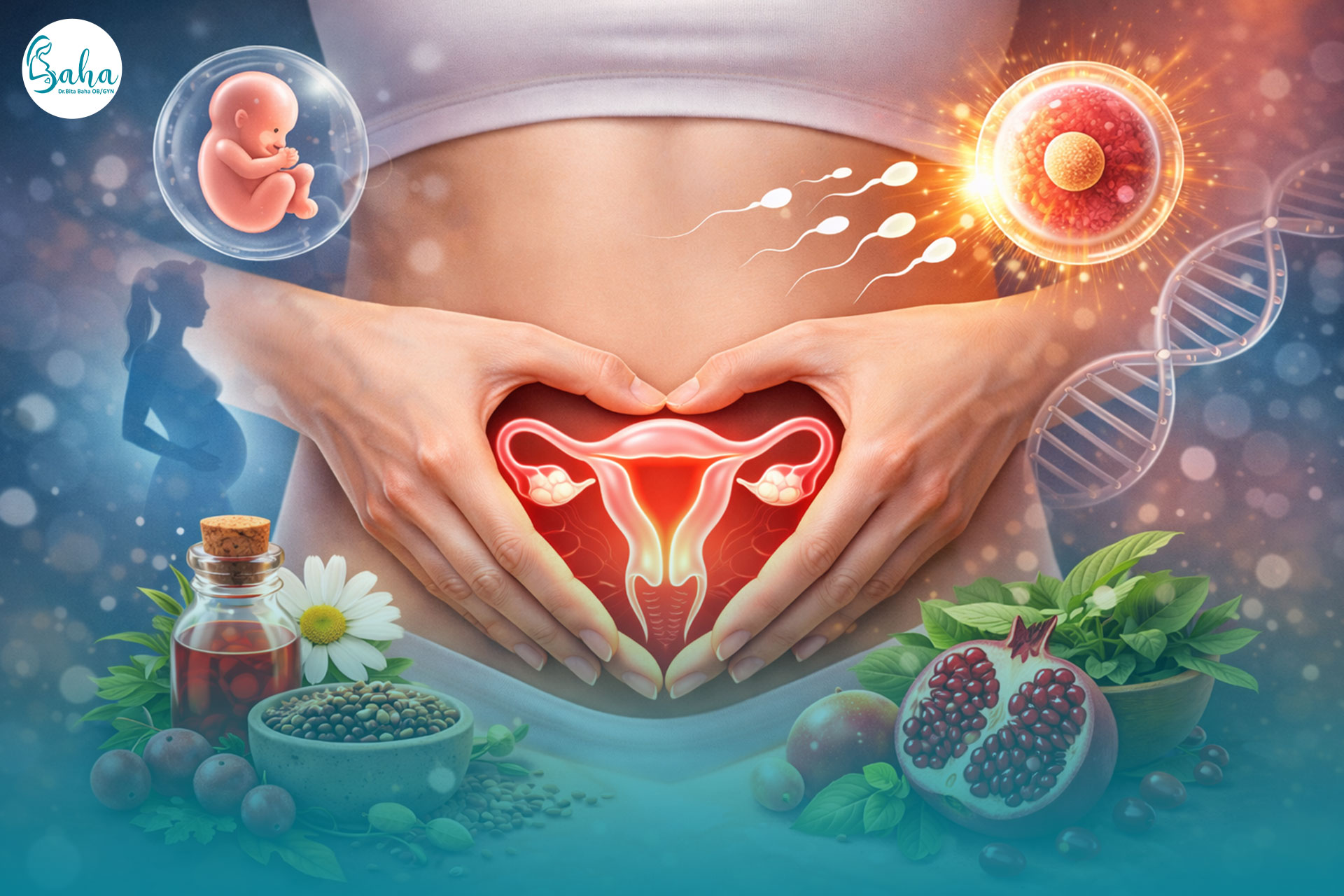 تقویت رحم برای باردار شدن