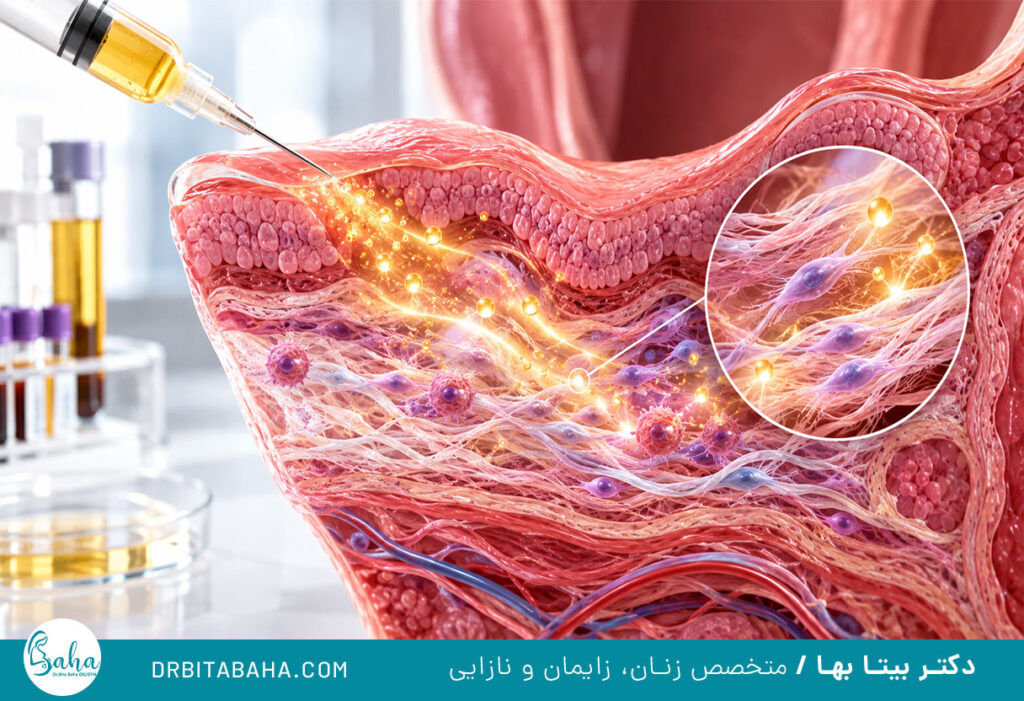 جوانسازی واژن با پی آر پی